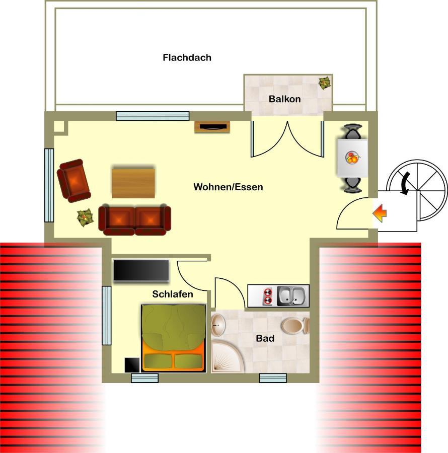 FeWo Ferienanlage Flessenow Exterior foto
